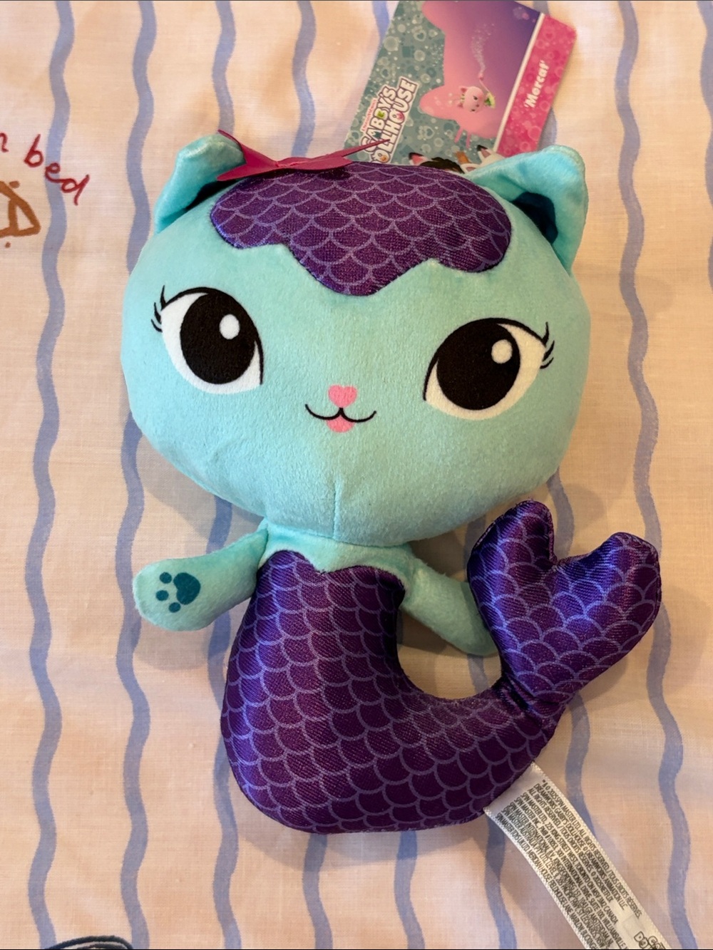 Gabby’s Dollhouse Mercat Mermaid Cat Plush 🧜‍♀️🐈‍⬛